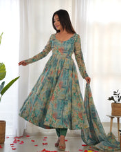 Load image into Gallery viewer, FLORAL SERENITY DREAM ANARKALI DRESS
