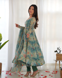 FLORAL SERENITY DREAM ANARKALI DRESS