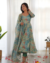 Load image into Gallery viewer, FLORAL SERENITY DREAM ANARKALI DRESS
