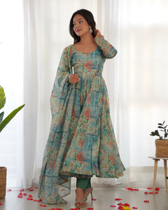 FLORAL SERENITY DREAM ANARKALI DRESS