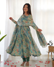 Load image into Gallery viewer, FLORAL SERENITY DREAM ANARKALI DRESS
