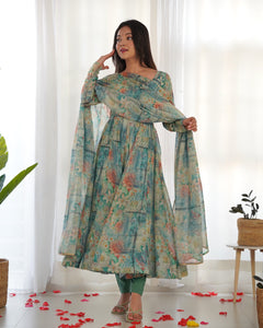 FLORAL SERENITY DREAM ANARKALI DRESS