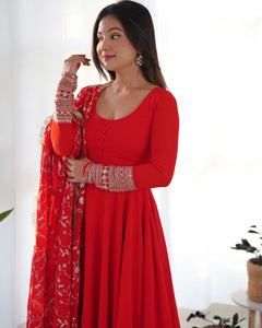 SHARON ANARKALI DUPATTA SET