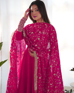 CELTI ANARKALI DUPATTA SET