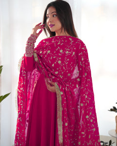 CELTI ANARKALI DUPATTA SET