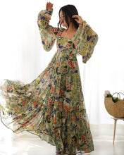 Load image into Gallery viewer, SILVIE FRILLED ANARKALI DRESS
