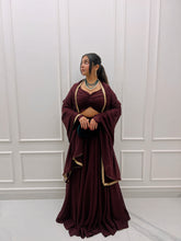 Load image into Gallery viewer, MOCHA BROWN DUPATTA SET
