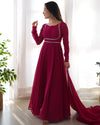 ERIKA MAROON ANARKALI SUIT