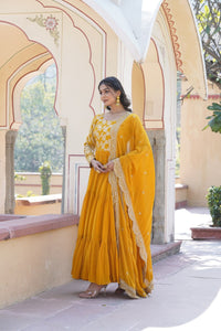 DELLA YELLOW KURTA SHARARA SET