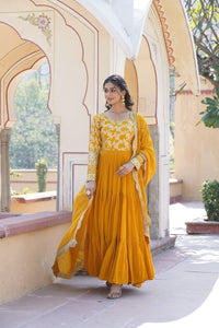 DELLA YELLOW KURTA SHARARA SET