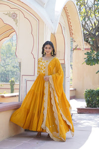 DELLA YELLOW KURTA SHARARA SET