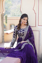 Load image into Gallery viewer, HARPER BLUE DUPATTA SET
