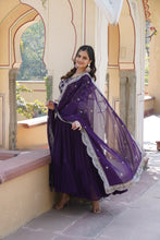 Load image into Gallery viewer, HARPER BLUE DUPATTA SET
