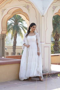 RUCHED ANARKALI SALWAR SUIT