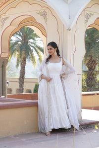 RUCHED ANARKALI SALWAR SUIT