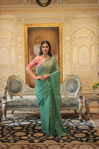 JAIRO VISCOSE JACQUARD SAREE