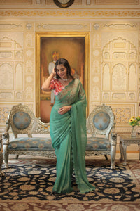 JAIRO VISCOSE JACQUARD SAREE