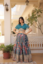 Load image into Gallery viewer, SUHANI MULTICOLOR CHANDERI LEHENGA CHOLI SET
