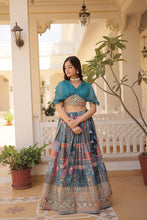 Load image into Gallery viewer, SUHANI MULTICOLOR CHANDERI LEHENGA CHOLI SET
