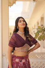 Load image into Gallery viewer, MURPHY RICH RUSSIAN LEHENGA CHOLI SET
