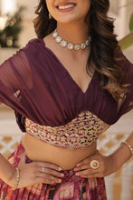 Load image into Gallery viewer, MURPHY RICH RUSSIAN LEHENGA CHOLI SET
