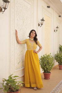 MASHA YELLOW SALWAR SUIT