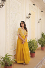 Load image into Gallery viewer, MASHA YELLOW SALWAR SUIT
