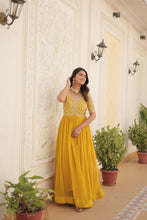 Load image into Gallery viewer, MASHA YELLOW SALWAR SUIT
