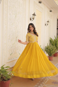 MASHA YELLOW SALWAR SUIT