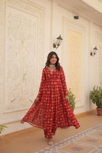 Load image into Gallery viewer, ZAHIDA ORANGE SUIT
