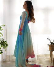 Load image into Gallery viewer, COLOURFULL ANARKALI DUPATTA SET
